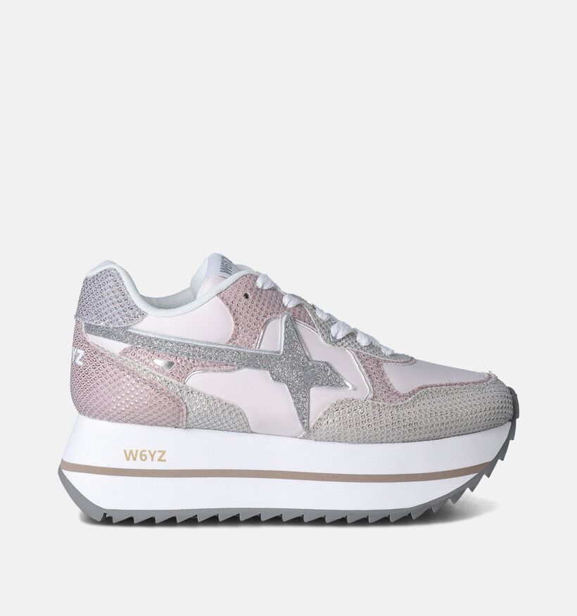 W6YZ Deva Roze Sneakers voor dames (357490) - geschikt voor steunzolen