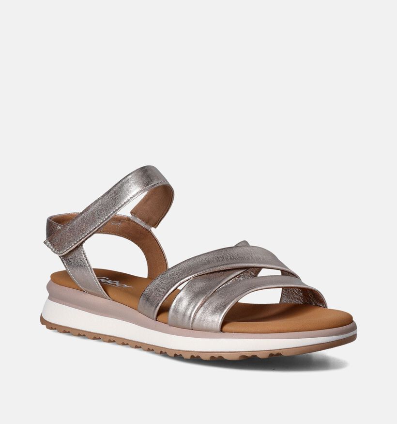 Gabor Gouden Sandalen met Sleehak voor dames (355074)