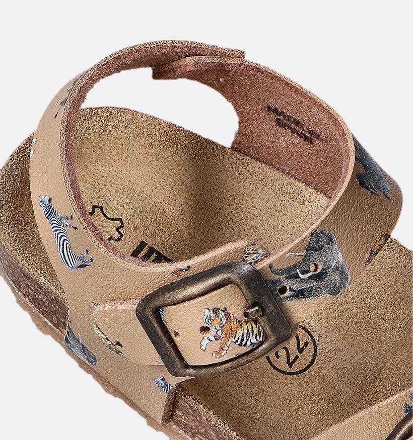 Little David Safari 1 Sandales pour bébé en Taupe pour filles, garçons (356061)