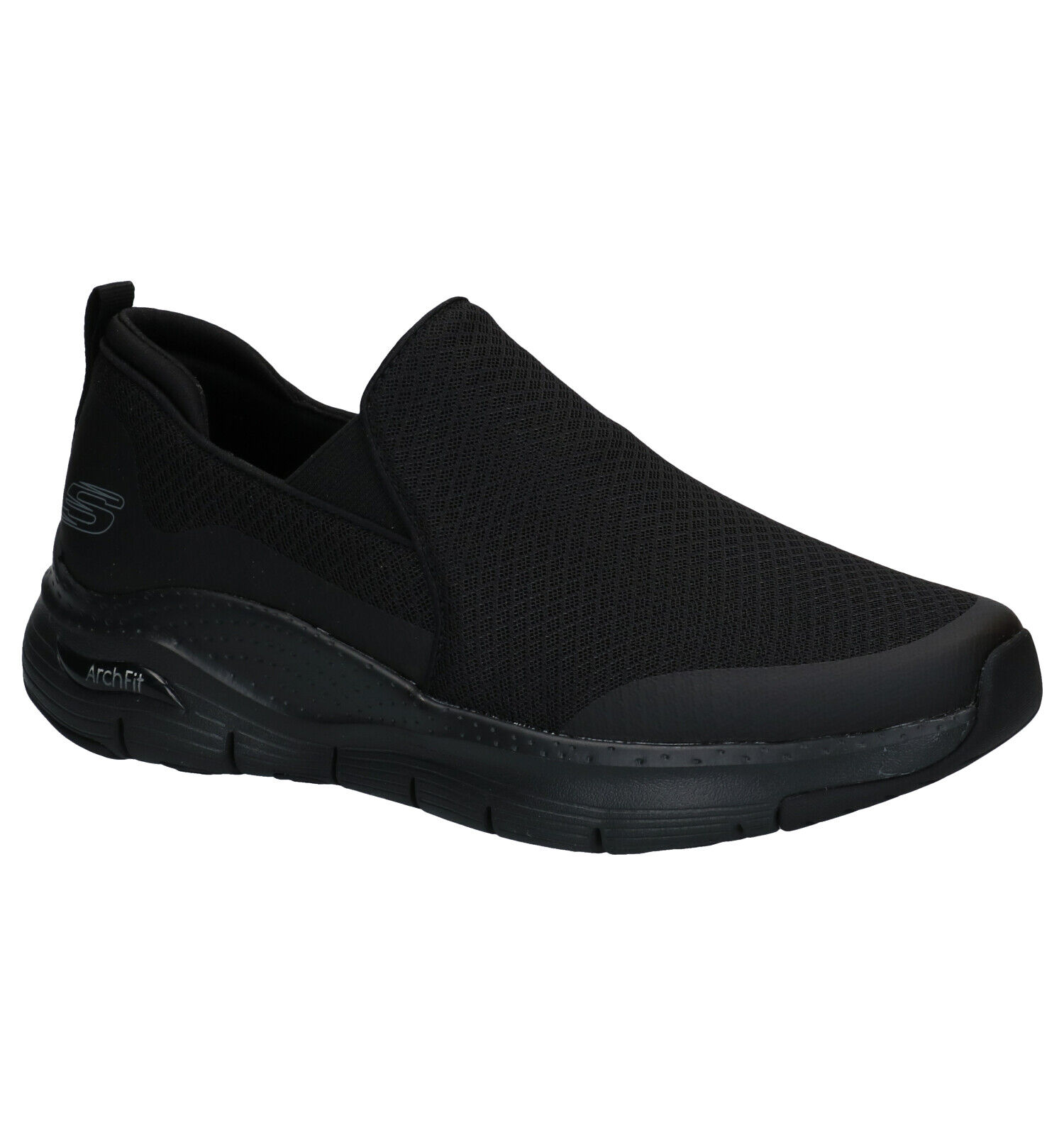 Skechers Arch Fit Zwarte Instappers Heren Sneakers Online op TORFS.BE