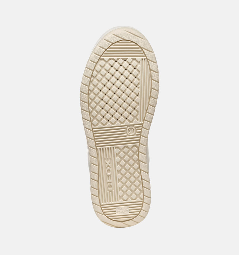Geox Perth Chaussures à scratch en Beige pour garçons (351657) - pour semelles orthopédiques