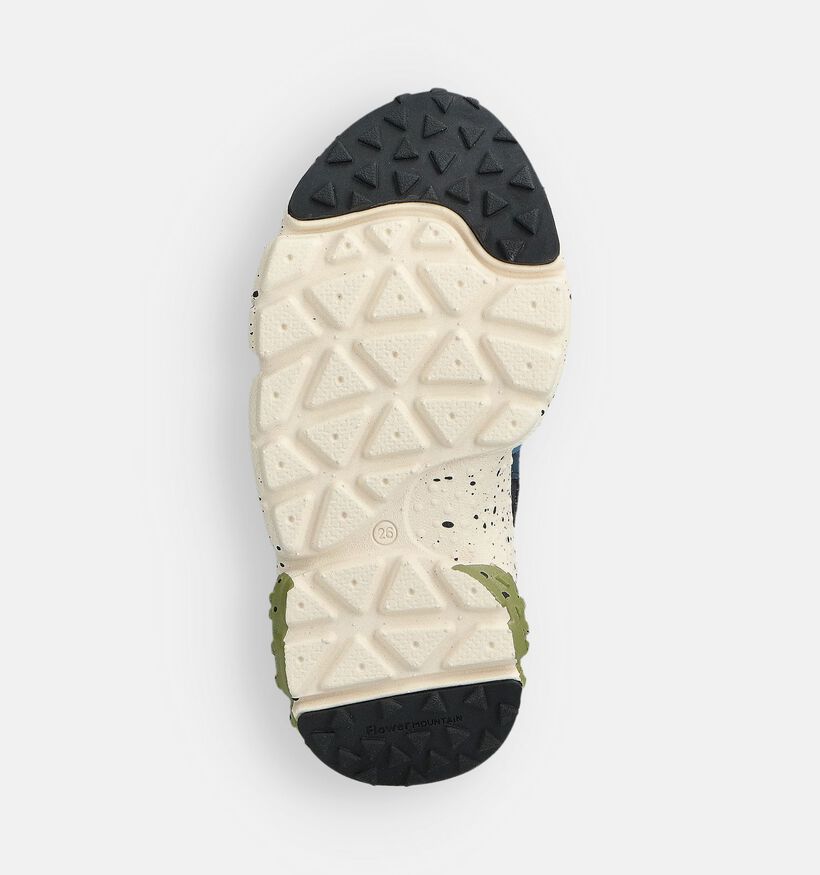 Naturino x Flower Mountain Yamano 3 Chaussures à enfiler en Bleu pour filles, garçons (364153) - pour semelles orthopédiques