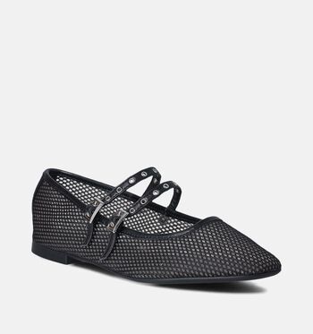 Tamaris Chaussures plates Noir/Argent