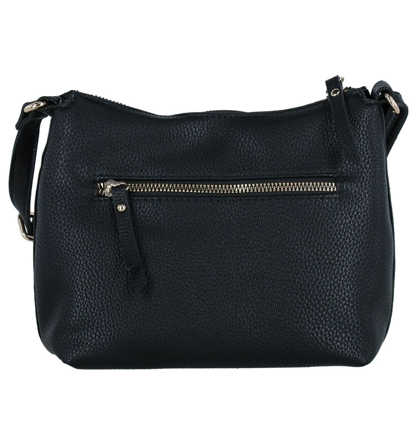 Emily & Noah Zwarte Crossbody Tas in kunstleer (282205)