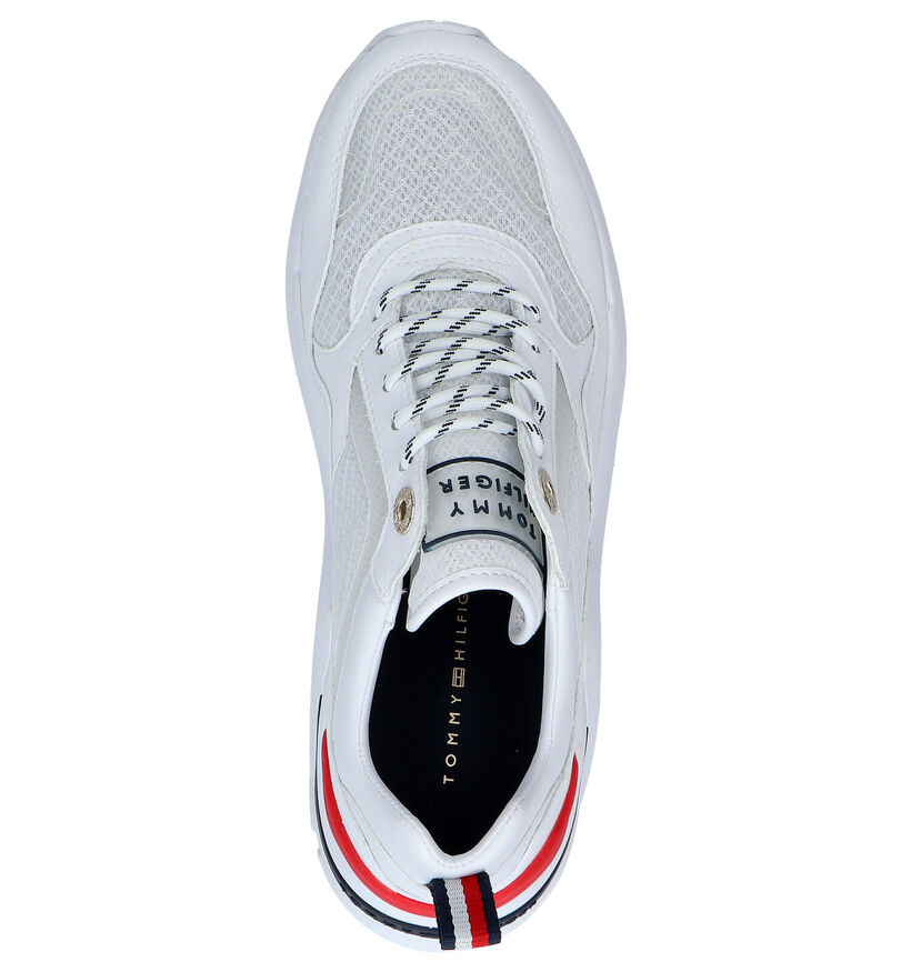 Tommy Hilfiger Internal Wedge Witte Sneakers in leer (268313)