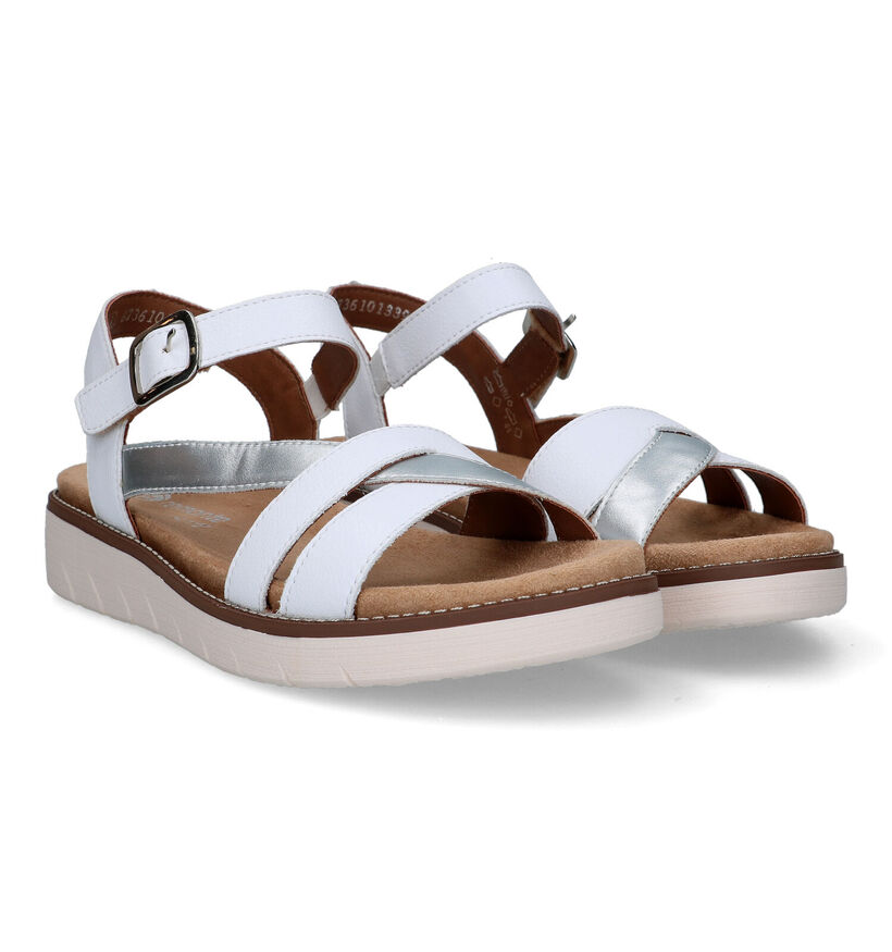 Remonte Witte Sandalen in leer (323557)