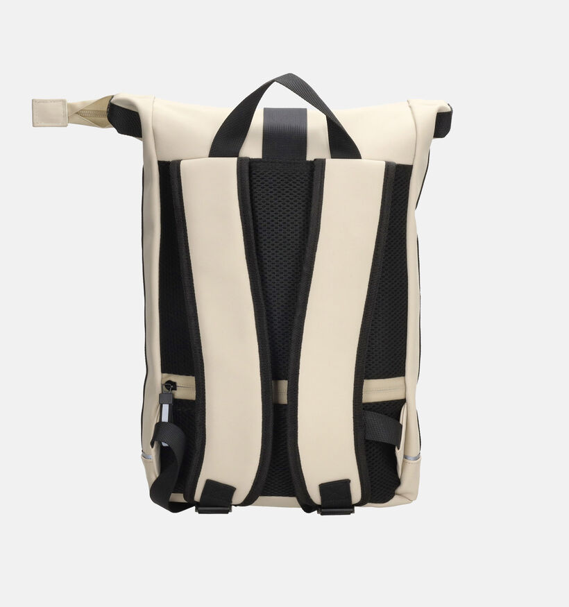 Beagles Sac &agrave; dos &agrave; roulettes imperm&eacute;able en &Eacute;cru pour hommes, femmes (377052)