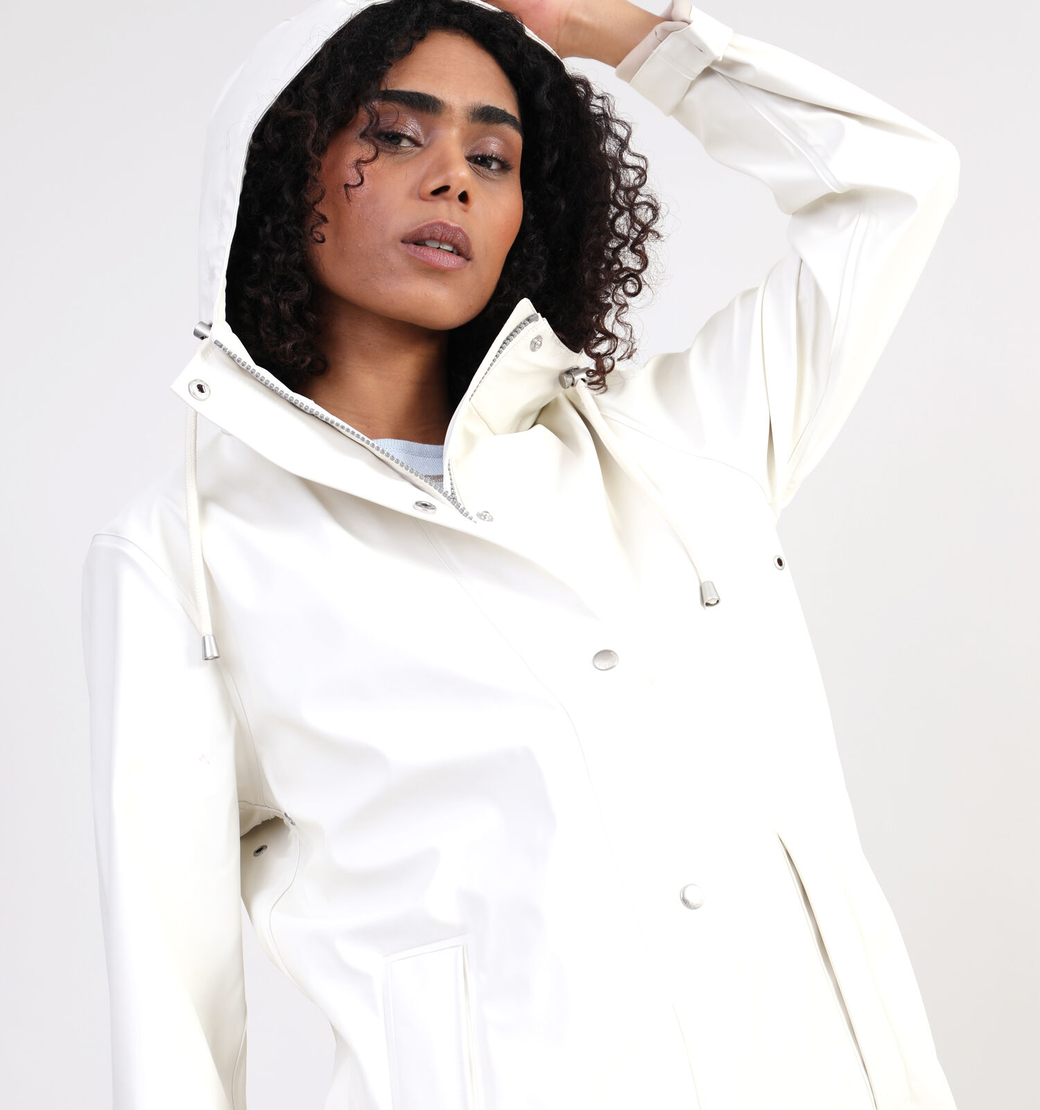 Regenjas wit dames best sale