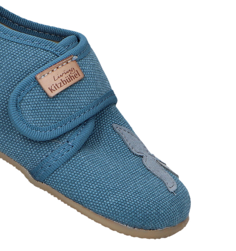 Living Kitzbühel Pantoufles pour bébé en Bleu clair pour garçons (309796)