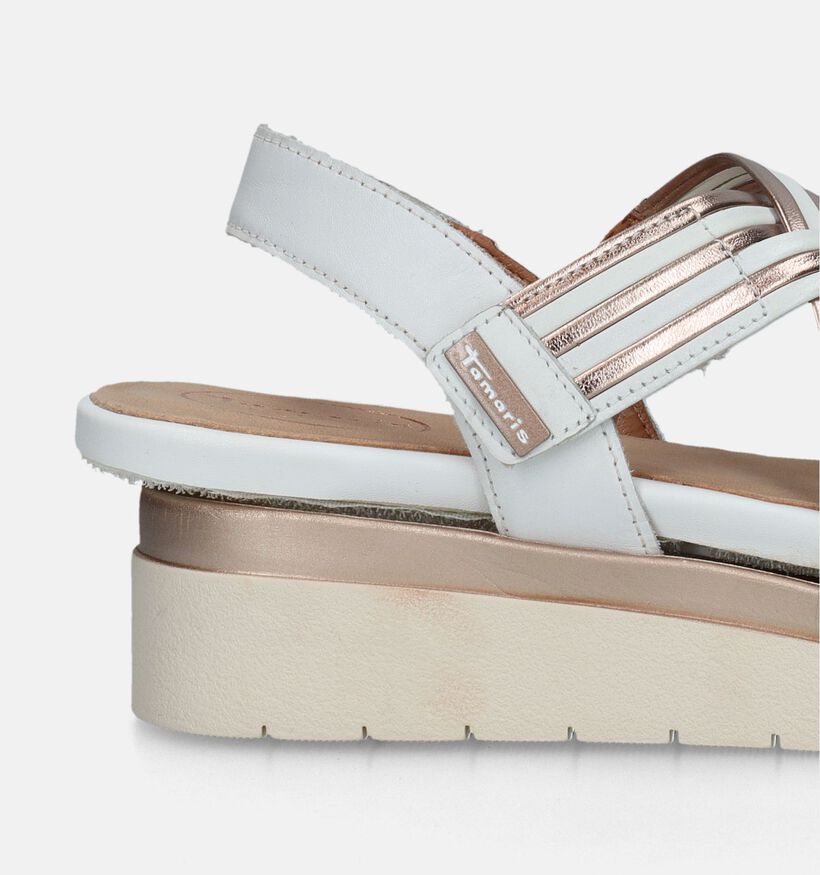 Tamaris Comfort Witte Sandalen voor dames (338176) - geschikt voor steunzolen
