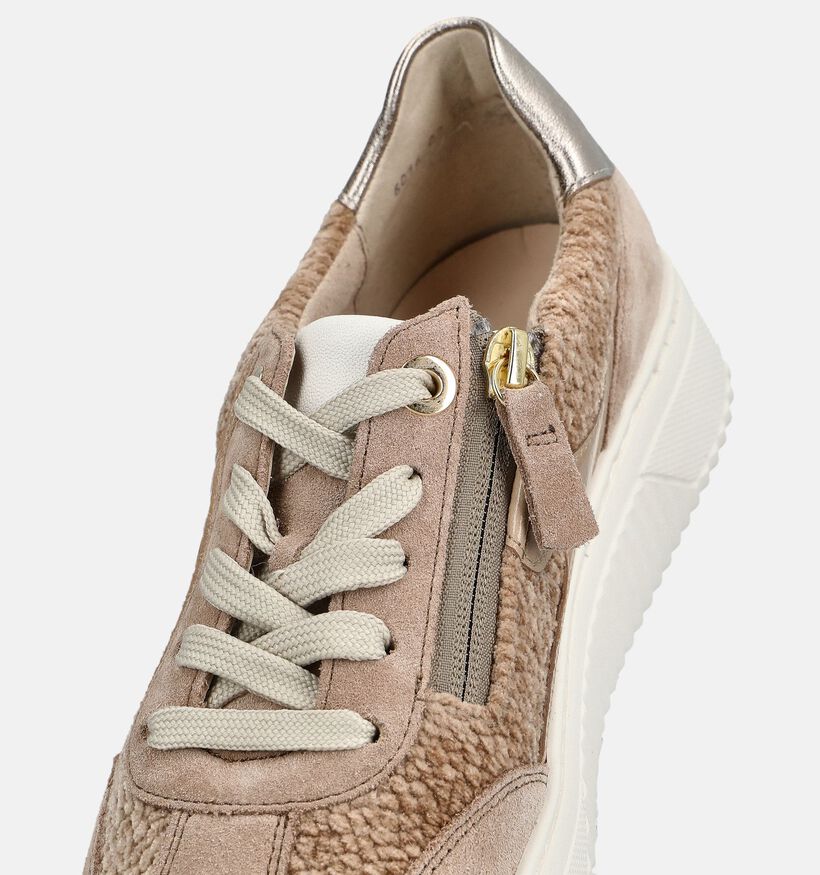 Gabor Baskets en Beige pour femmes (376984) - pour semelles orthop&eacute;diques