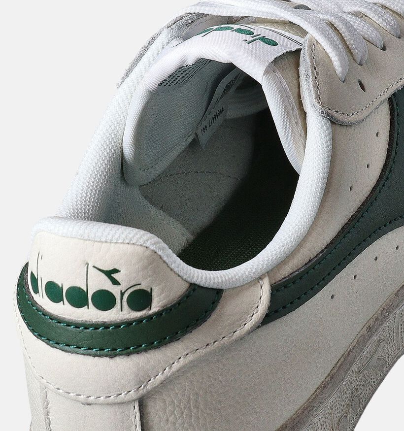 Diadora Game I Low Waxed Witte Sneakers voor heren (350806)