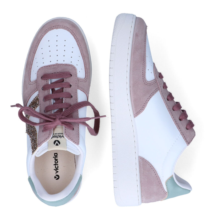 Victoria Groene Sneakers in kunstleer (314644)