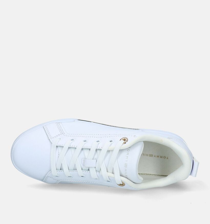 Tommy Hilfiger Chique Court Witte Sneakers voor dames (333019) - geschikt voor steunzolen