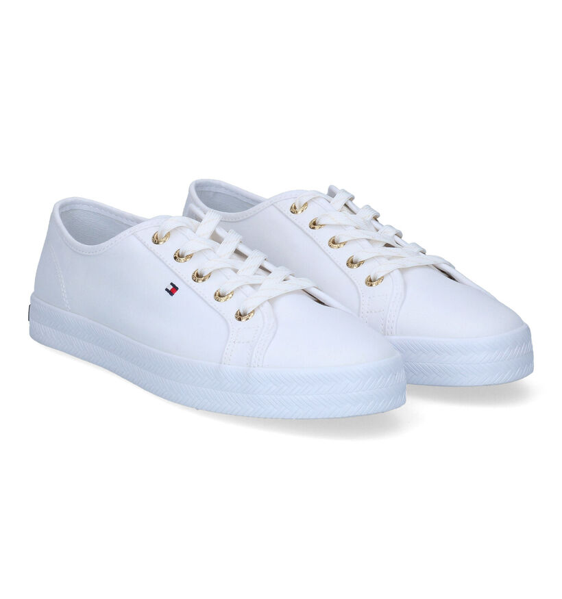 Tommy Hilfiger Essentiel Nautical Witte Sneakers voor dames (303968)