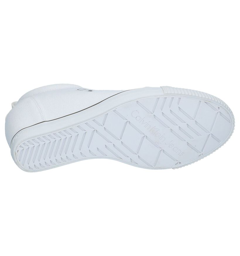 Witte Geklede Sneakers Calvin Klein Ritzy in stof (241692)