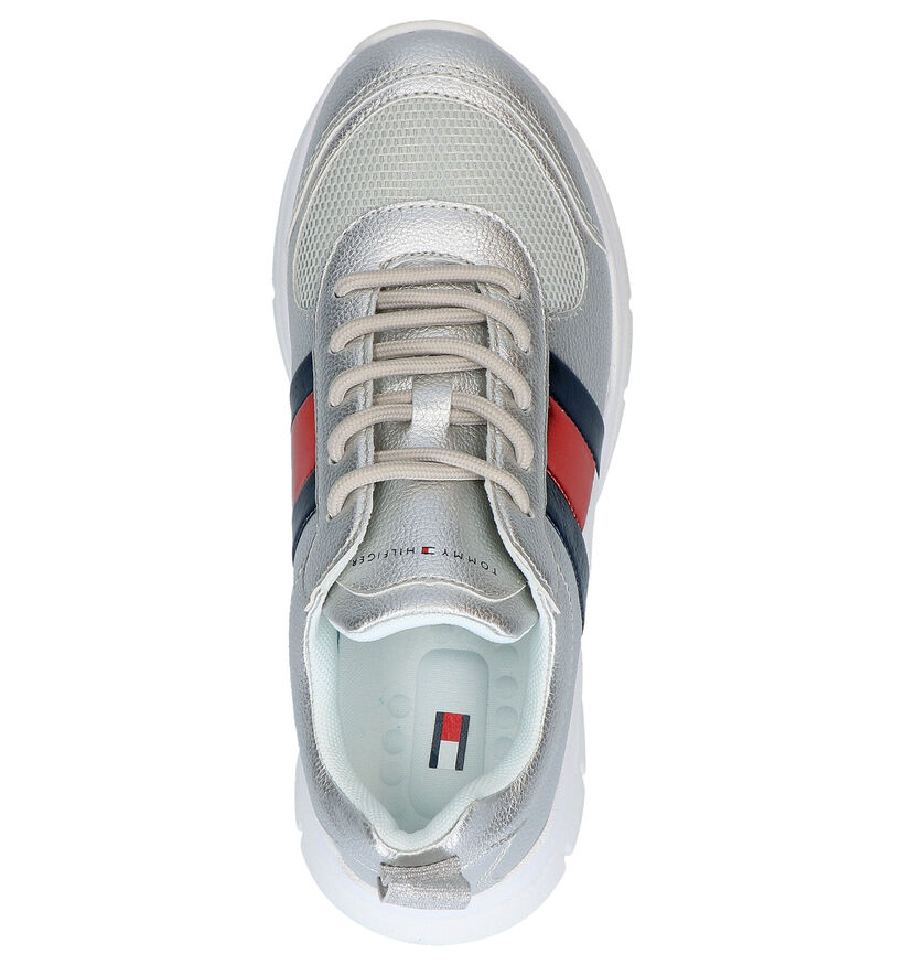 Tommy Hilfiger Zilveren Sneakers in kunstleer (266559)