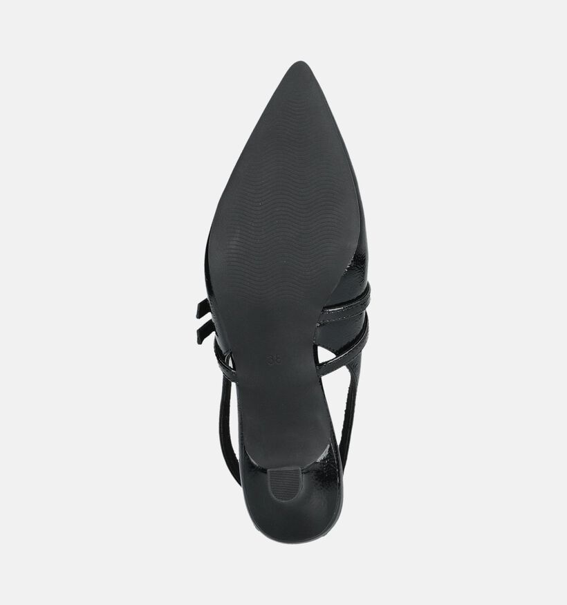 Marco Tozzi Escarpins slingback en Noir pour femmes (376539)