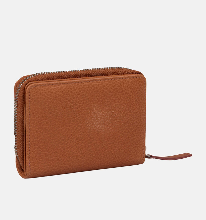Burkely Skylar Porte-monnaie zippé en Cognac pour femmes (347878)