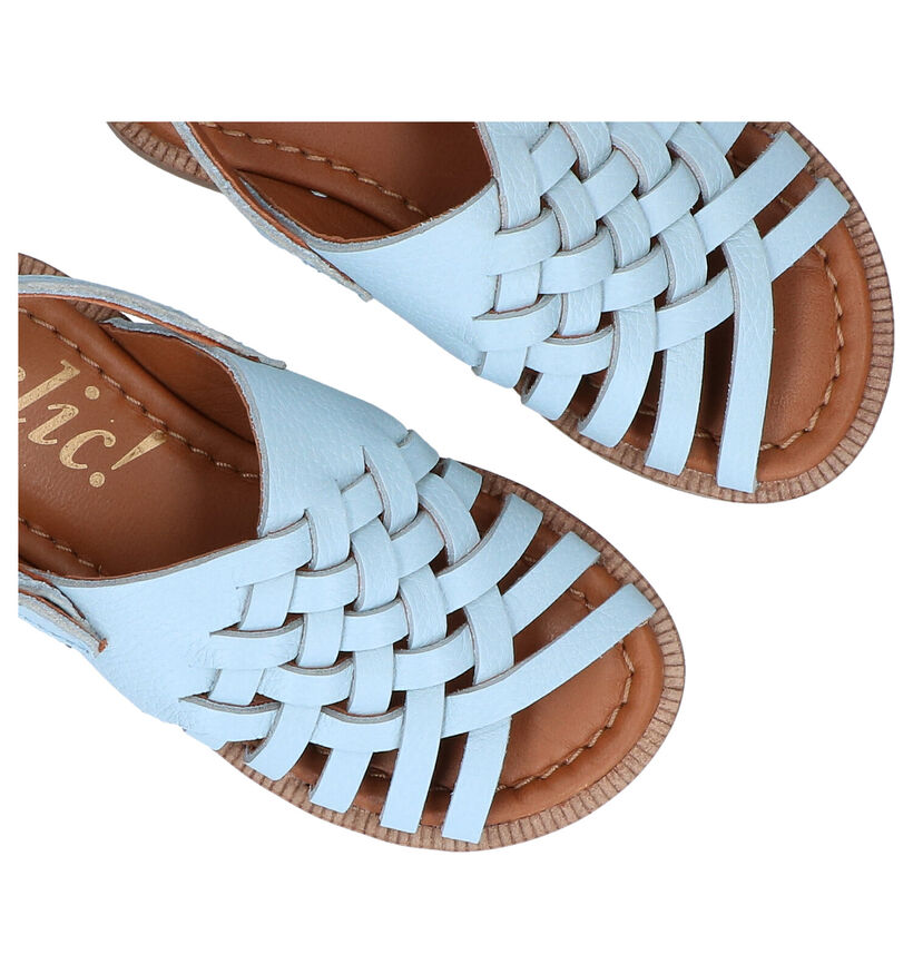 Clic! Sandales en Bleu clair en cuir (286065)