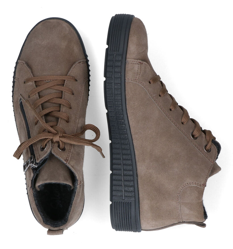 Solemade Maren Taupe Sneakers voor dames (315834) - geschikt voor steunzolen