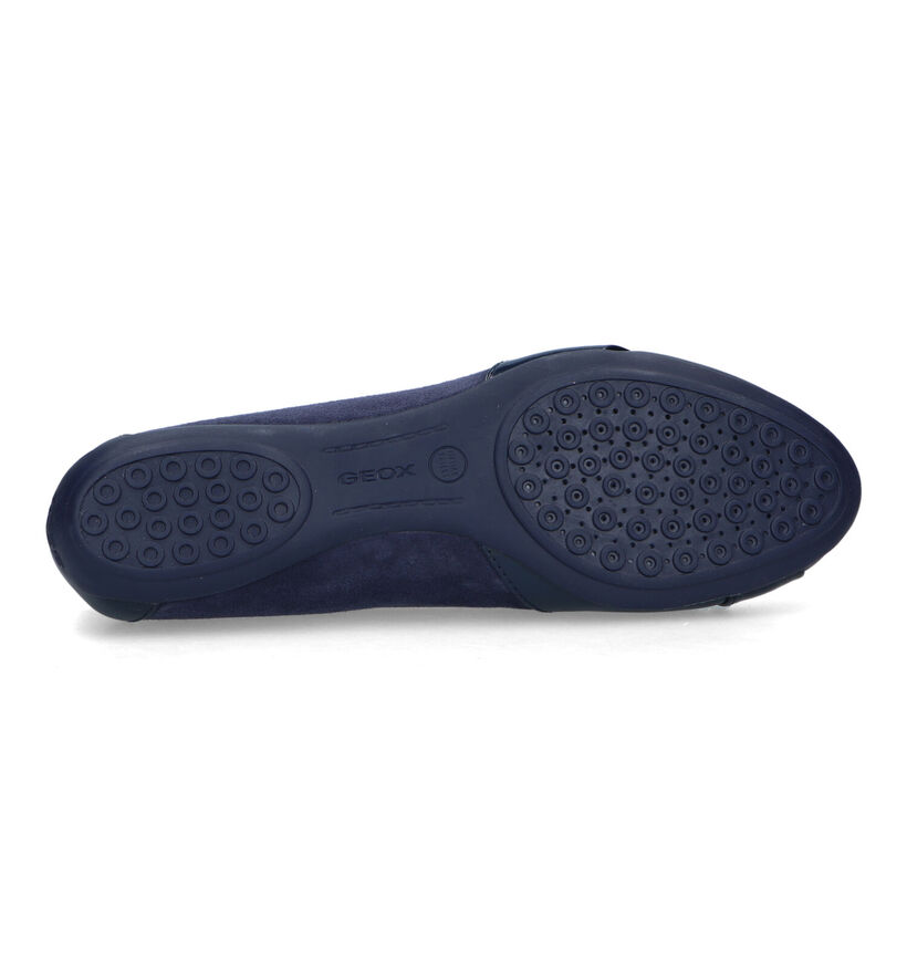 Geox Charlene Ballerines en Bleu en cuir (326689)