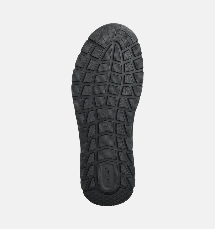 Rieker Zwarte Velcroschoenen Comfort voor heren (360445) - geschikt voor steunzolen