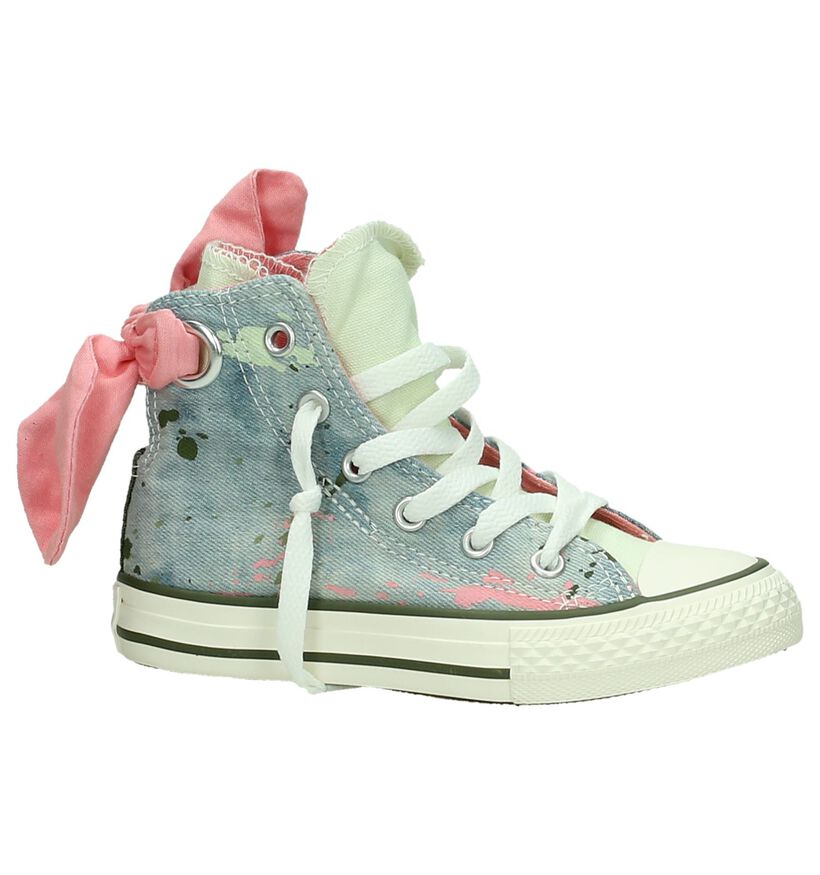 Converse Chuck Taylor AS Bow Back Hi Blauwe Sneakers, , pdp