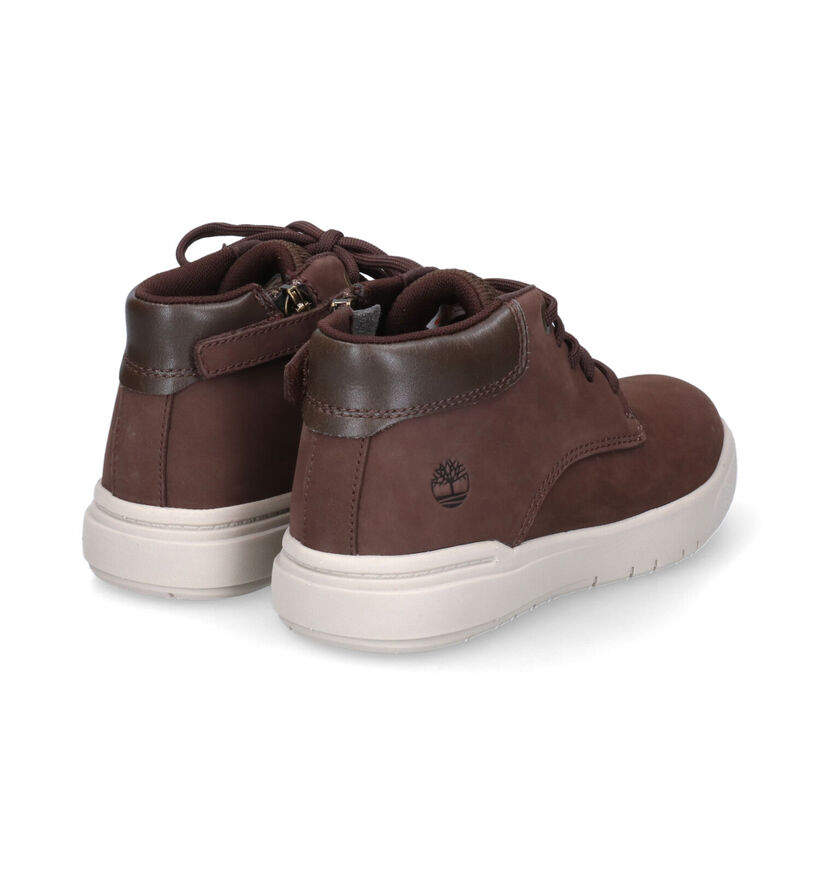 Timberland Seneca Bay Chukka Chaussures Hautes en Marron pour garçons (313056) - pour semelles orthopédiques