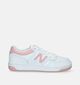 New Balance GSB 480 Baskets en Blanc pour filles (334557) - pour semelles orthopédiques