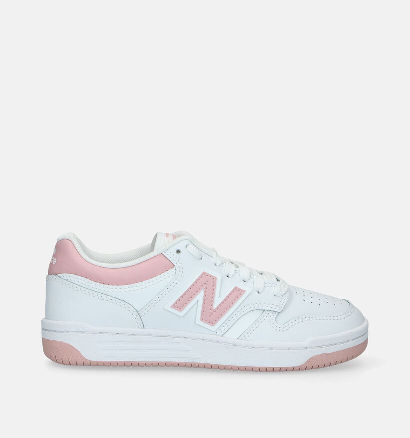 New Balance GSB 480 Baskets en Blanc pour filles, garçons (334557) - pour semelles orthopédiques