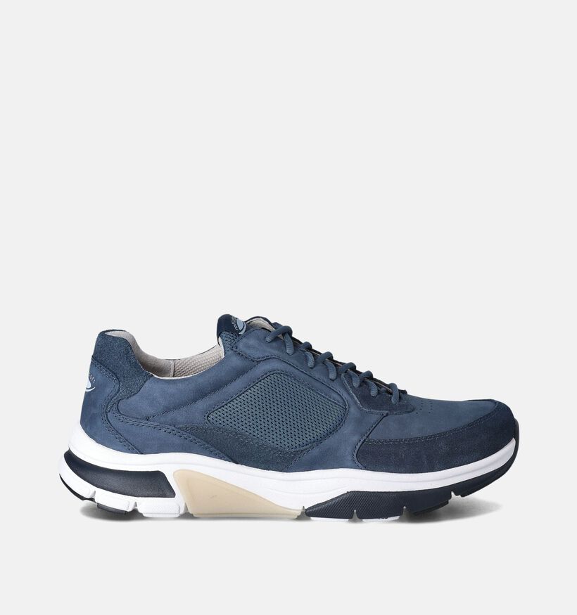 Pius Gabor Blauwe Veterschoenen voor heren (354897) - geschikt voor steunzolen