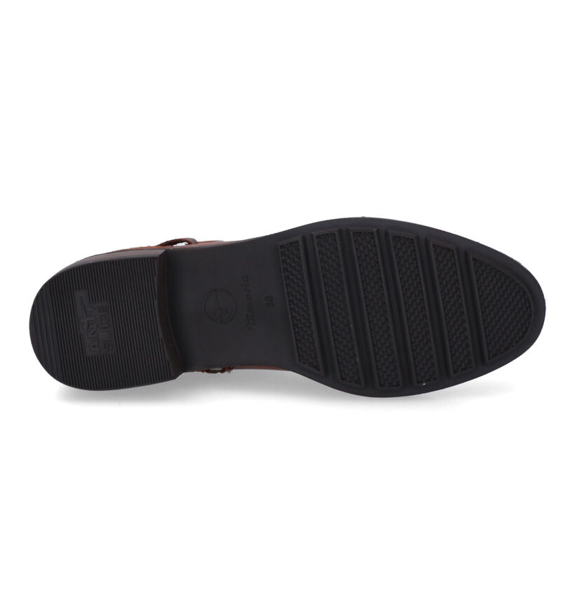 Tamaris Touch It Cognac Enkellaarzen voor dames (315430) - geschikt voor steunzolen