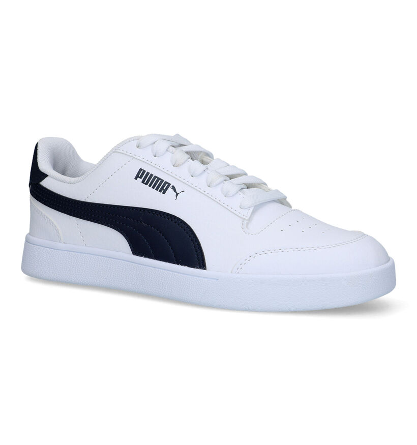 Puma Shuffle Witte Sneakers voor dames (318647) - geschikt voor steunzolen