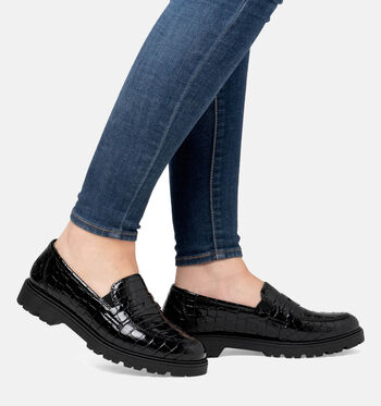 Rieker Chaussures plates Noir