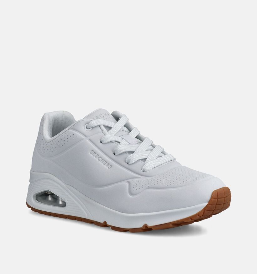 Skechers Uno Stand On Air Witte Sneakers voor dames (367833) - geschikt voor steunzolen