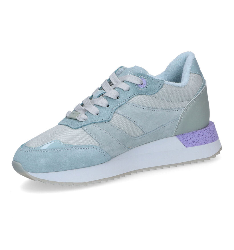 Mexx Jazzy Blauwe Sneakers voor dames (303508) - geschikt voor steunzolen