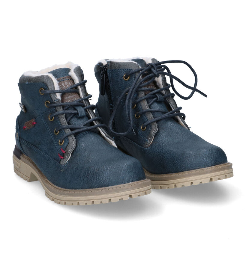 Mustang Cognac Boots voor jongens (313980)