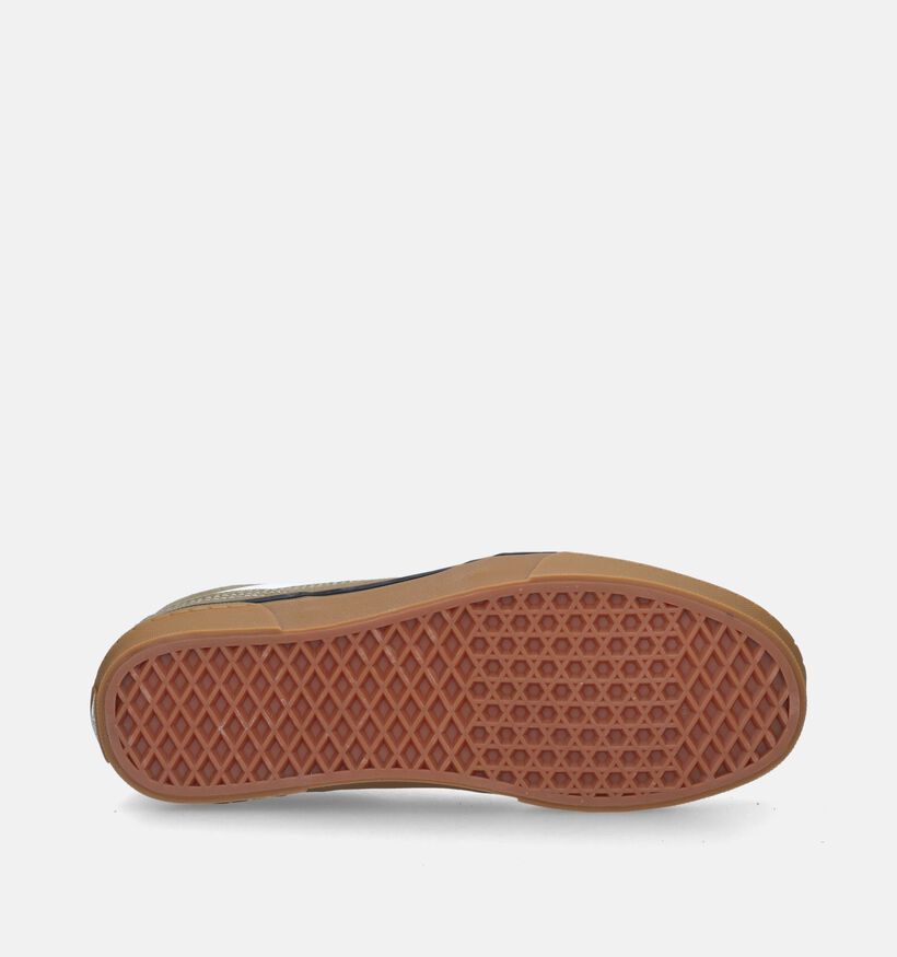 Vans Caldrone Suede Baskets de skate en Vert pour garçons, hommes (343780)