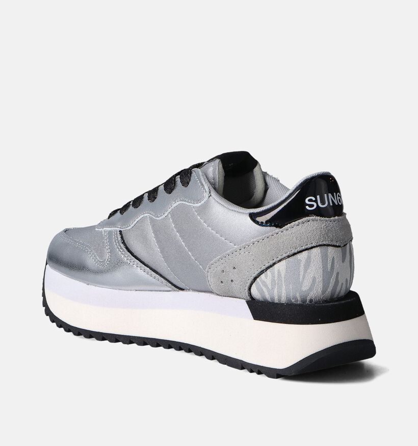 Sun68 Big Stargirl Baskets casual en Argent pour femmes (351705) - pour semelles orthopédiques