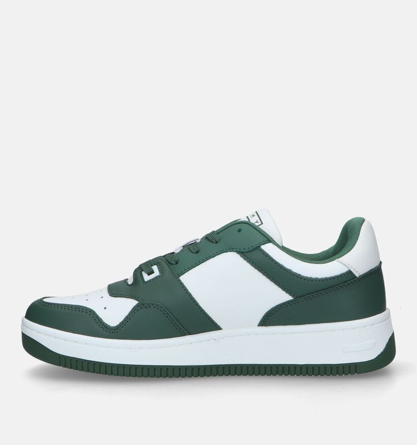 Tommy Hilfiger Premium Groene Sneakers voor heren (326178) - geschikt voor steunzolen