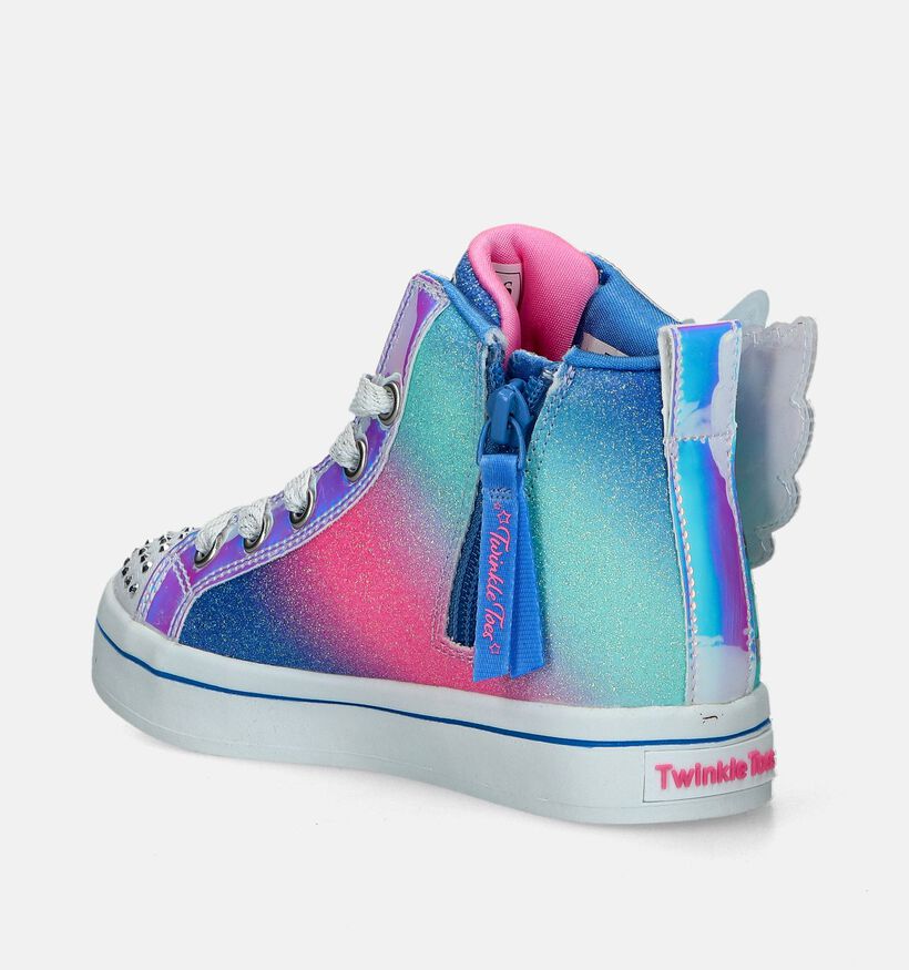 Skechers Twi-Lites 2.0 Baskets en Bleu pour filles (345262)