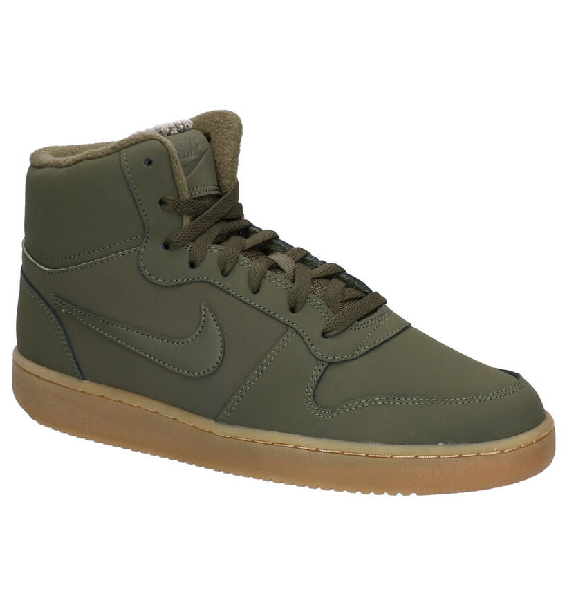 Nike Ebernon Mid Cognac Sneakers in kunstleer (253976)