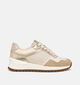 Geox Desya Beige/Gouden Sneakers voor dames (368153) - geschikt voor steunzolen