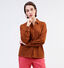 Vila Luxi Chemise en Marron pour femmes (338140)