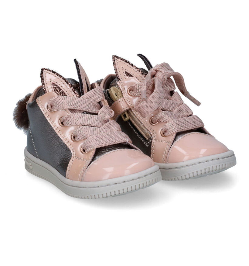 STONES and BONES Rast Chaussures pour bébé en Rose pour filles (320450) - pour semelles orthopédiques