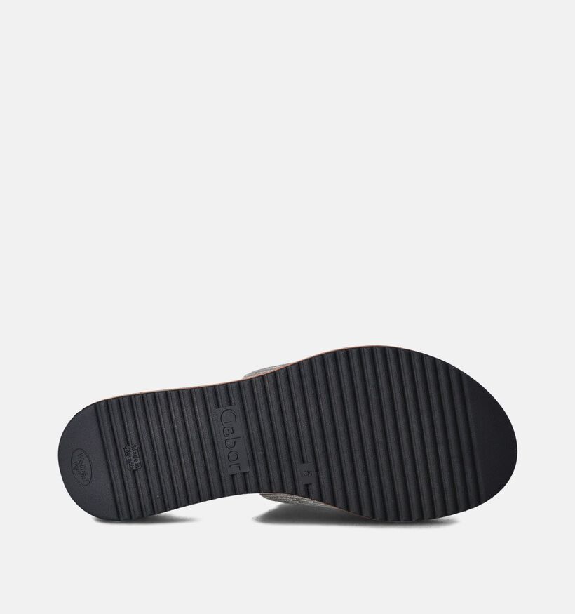 Gabor Beige Slippers met Sleehak voor dames (355073)