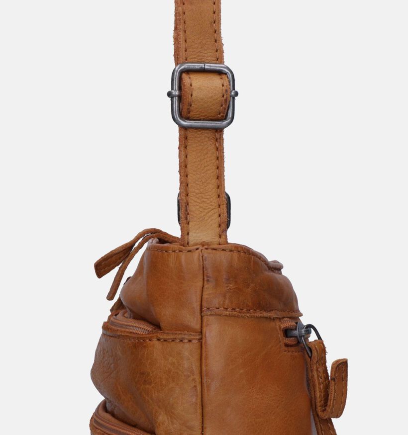 Hide & Stitches Sac port&eacute; crois&eacute; en Taupe pour femmes (333152)