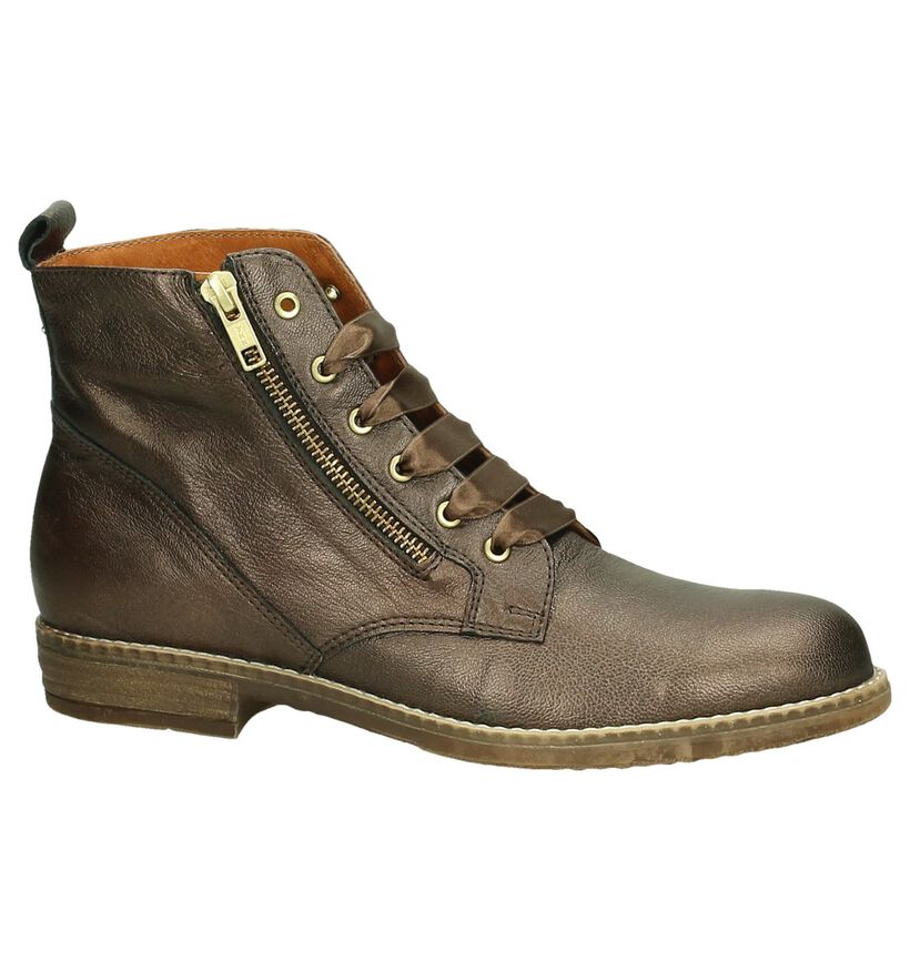 River Woods Cher Bronzen Bottines in leer (204284)