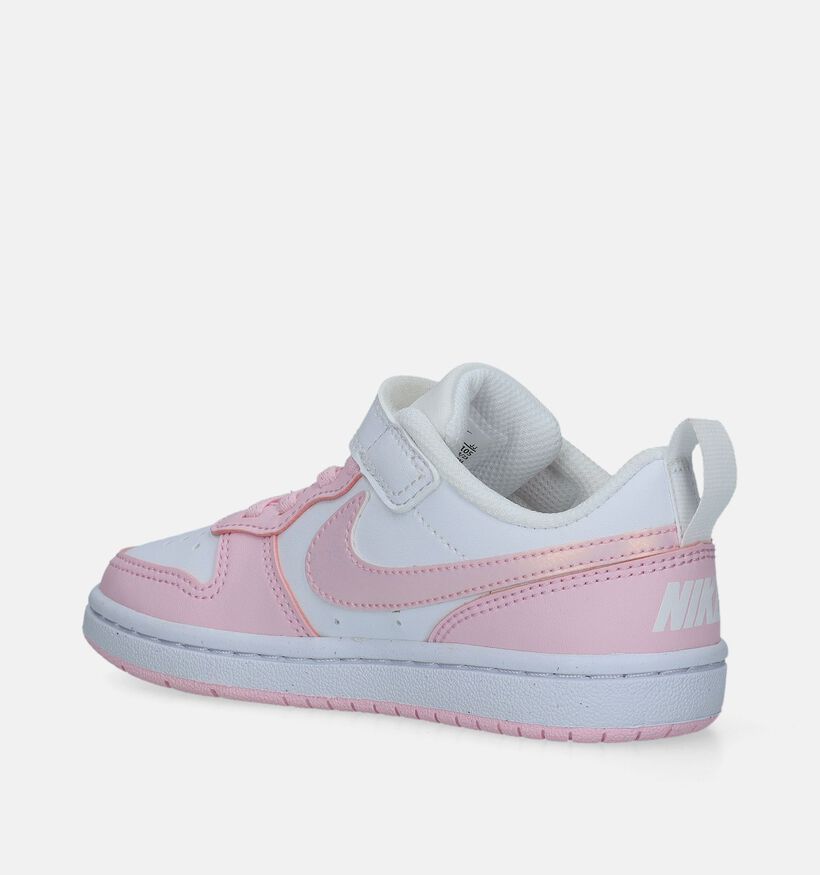 Nike Court Borough Blauwe Sneakers voor jongens, meisjes (357363) - geschikt voor steunzolen